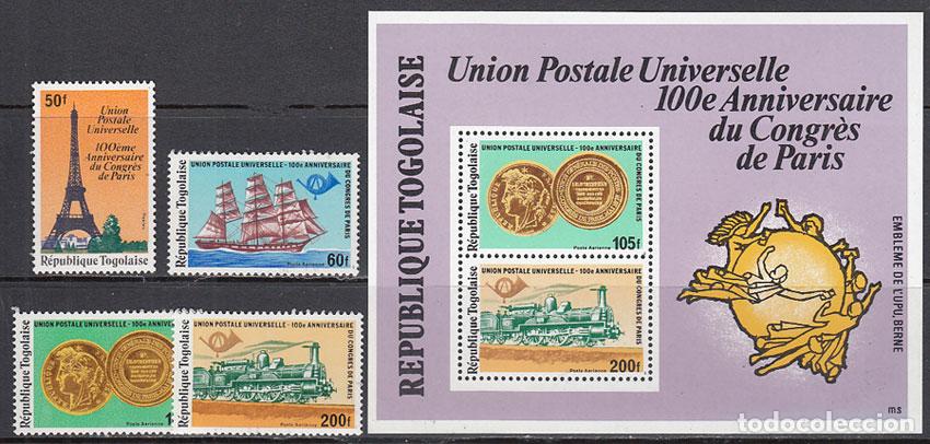 Briefmarken: Togo - Aereo Yvert 367/9+Hoja 123 ** Mnh UPU