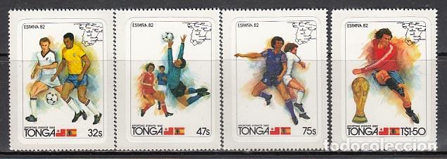 Briefmarken: Tonga - Correo Yvert 503/6 ** Mnh Deportes F&uacute;tbol