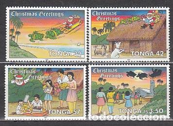 Briefmarken: Tonga - Correo Yvert 837/40 ** Mnh Navidad