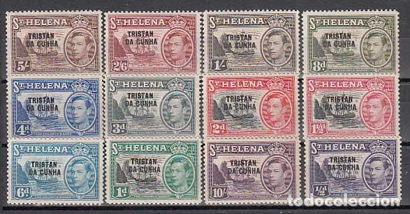 Selos: Tristan da Cunha - Correo Yvert 1/12 * Mh