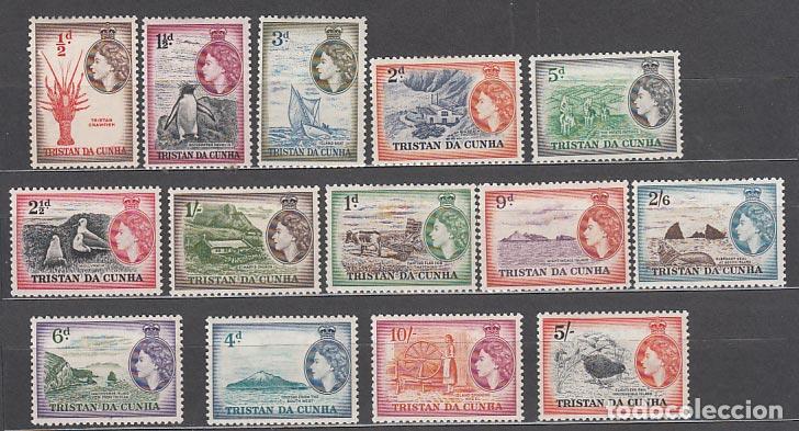 Selos: Tristan da Cunha - Correo Yvert 14/27 * Mh
