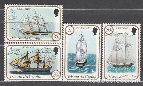 Francobolli: Tristan da Cunha - Correo Yvert 323/6 ** Mnh Barcos