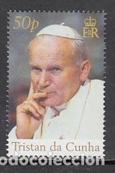 Francobolli: Tristan da Cunha - Correo Yvert 801 ** Mnh Juan Pablo II