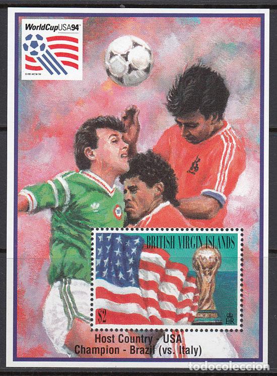 Selos: Virgenes - Hojas Yvert 84 ** Mnh Deportes f&uacute;tbol