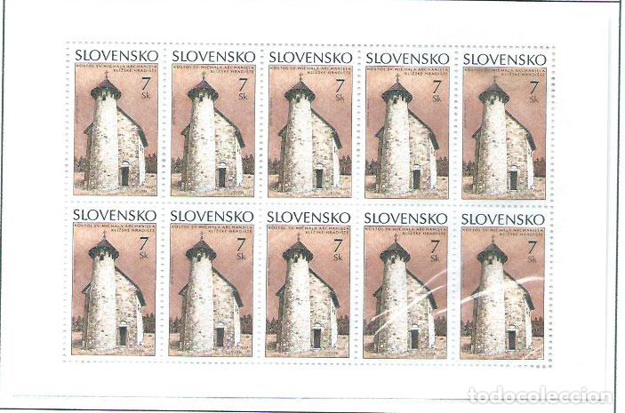 Selos: Eslovaquia - Correo 2002 Yvert 378/80 Minihoja ** Mnh