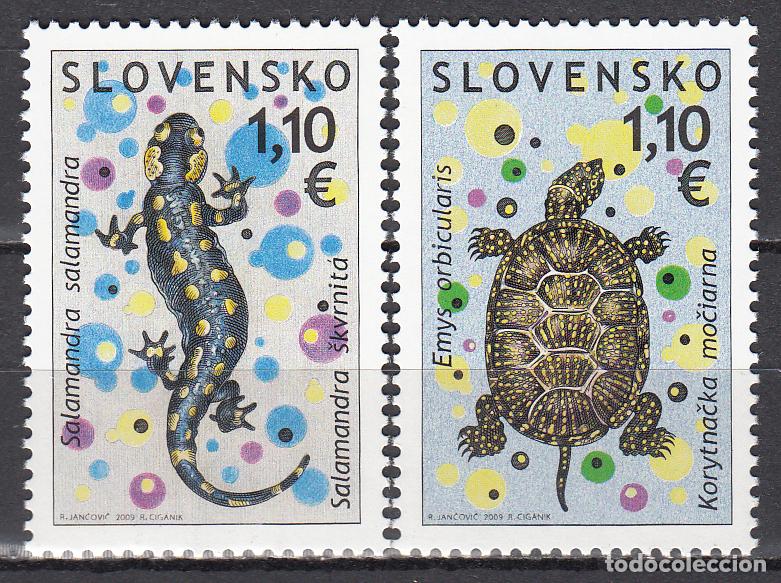 Selos: Eslovaquia Correo 2009 Yvert 540/41 ** Mnh Fauna