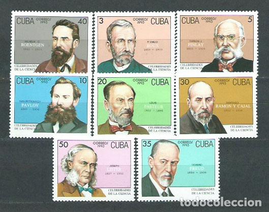 Selos: Cuba - Correo 1993 Yvert 3287/94 ** Mnh Cient&iacute;ficos