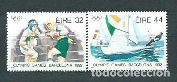 Francobolli: Irlanda - Correo 1992 Yvert 785/6 ** Mnh Juegos Olimpicos en Barcelona