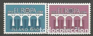 Sellos: Islandia - Correo 1984 Yvert 567/8 ** Mnh Europa