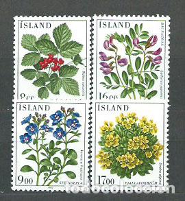 Sellos: Islandia - Correo 1985 Yvert 581/4 ** Mnh Flore