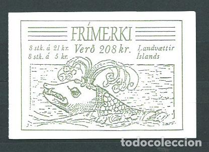 Sellos: Islandia - Correo 1990 Yvert 667 Carnet ** Mnh
