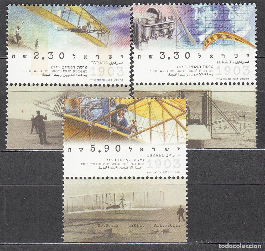 Sellos: Israel Correo 2003 Yvert 1648/50 ** Mnh Aeroplanos