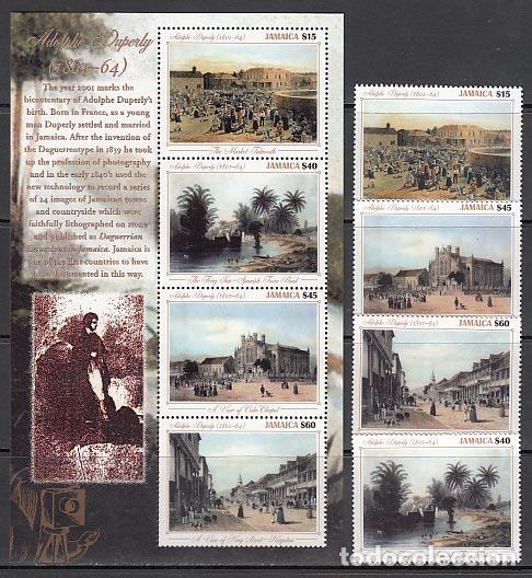 Sellos: Jamaica - Correo Yvert 992/5 + H 48 ** Mnh Fotografias