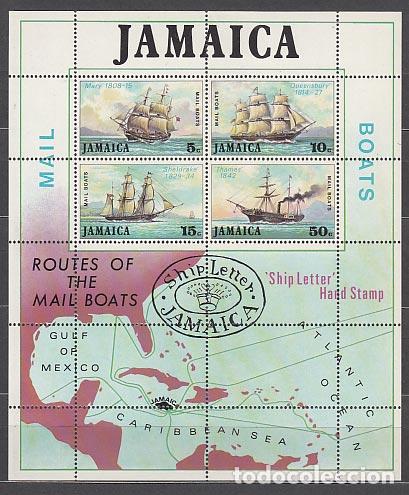 Sellos: Jamaica - Hojas Yvert 5 ** Mnh Barcos
