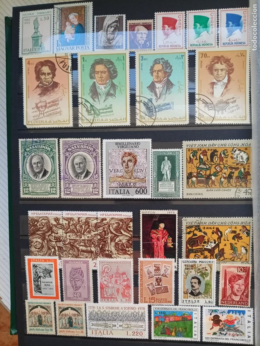 Sellos: Lote de sellos variados, nuevos y usados