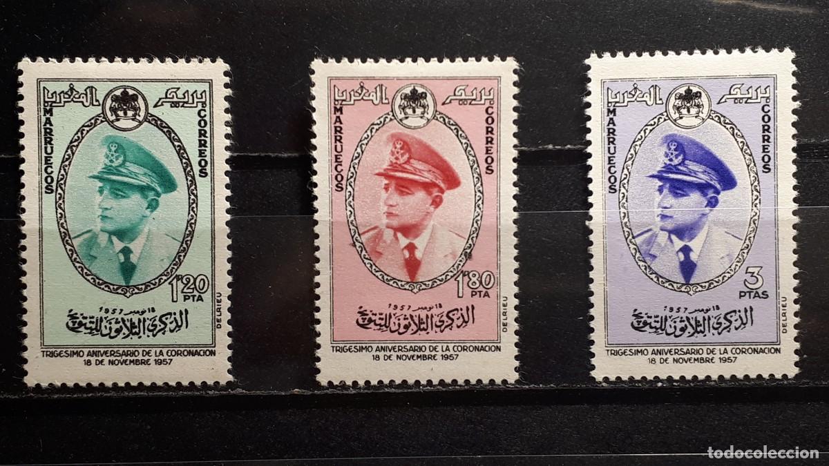 Sellos: MARRUECOS, zona norte . A&Ntilde;O 1957. *. EDIFIL 27/9