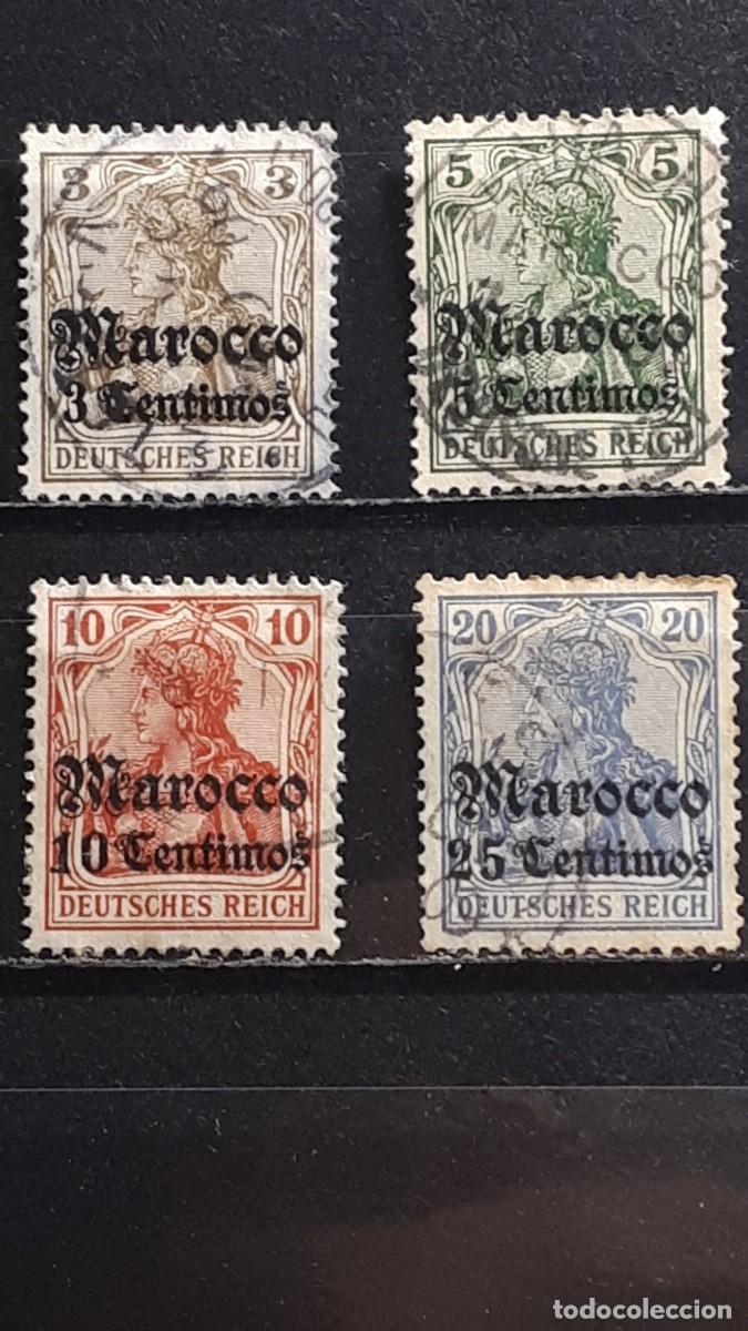 Sellos: MARRUECOS,- ALEM&Aacute;N. A&Ntilde;O 1905. &deg;. YVERT 20/3