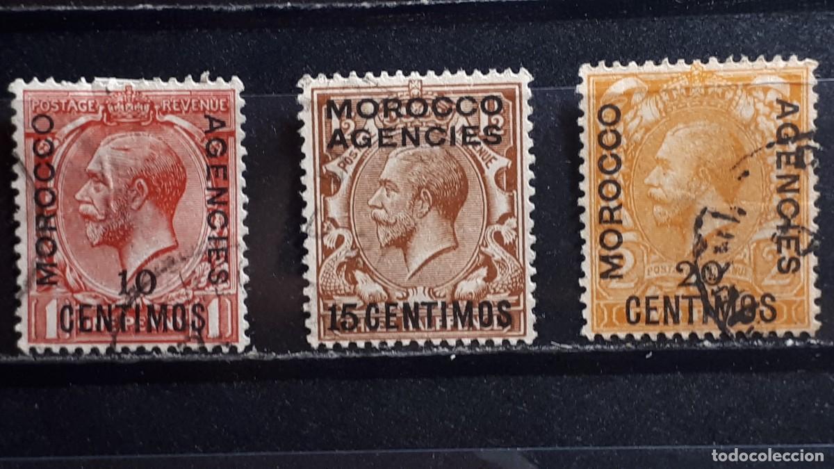 Sellos: MARRUECOS,- Ingl&eacute;s . A&Ntilde;O 1914. &deg;. YVERT 39/41