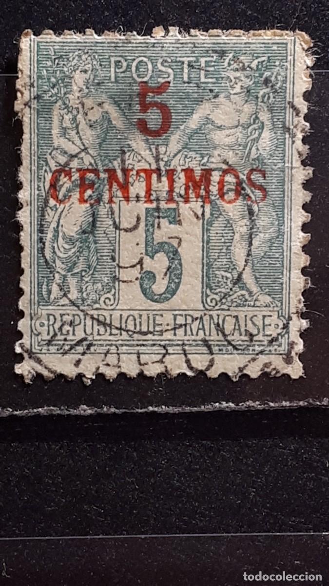 Sellos: MARRUECOS, franc&eacute;s. A&ntilde;o 1891. &deg;. YVERT 1