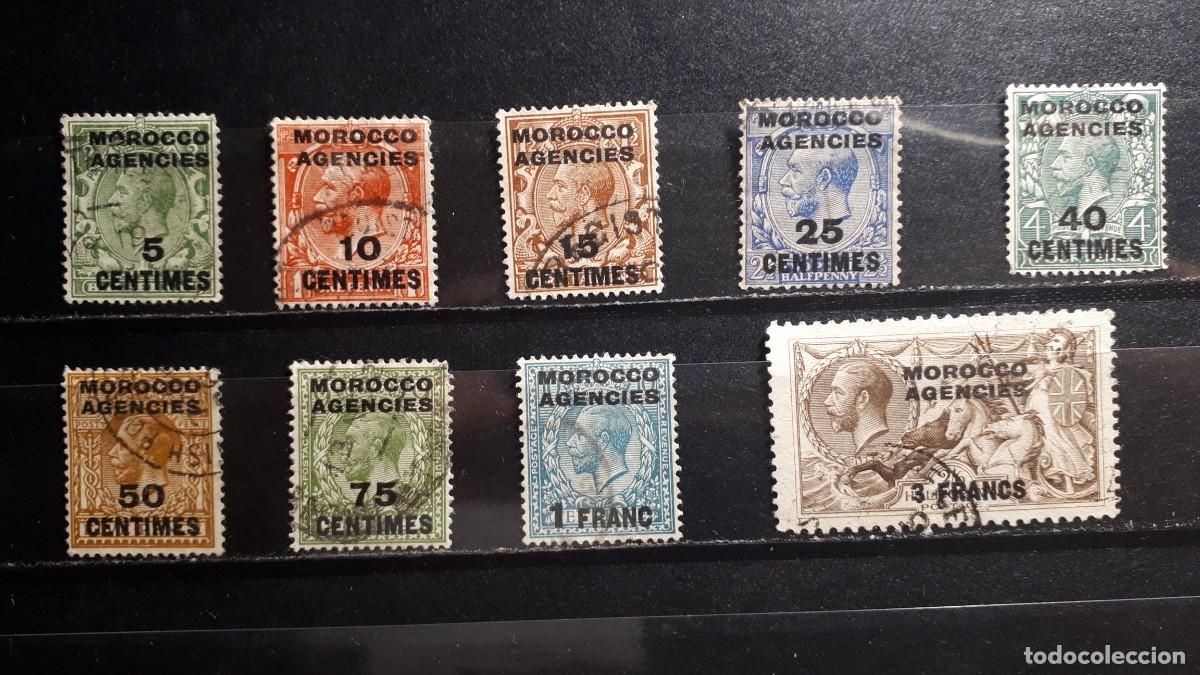 Sellos: MARRUECOS, franc&eacute;s. A&ntilde;o 1918-32. &deg;. YVERT 2/10.