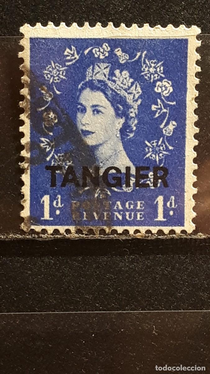 Sellos: MARRUECOS, T&Aacute;NGER III. A&ntilde;o 1956. &deg;. YVERT 78