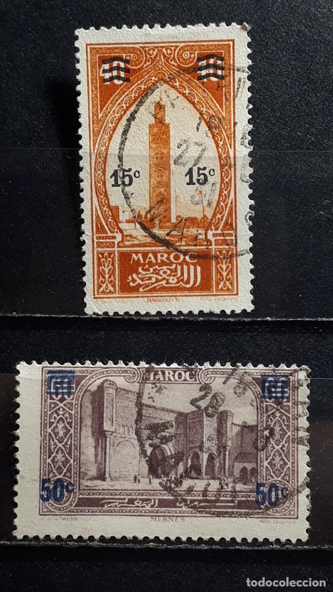 Sellos: MARRUECOS. A&Ntilde;O 1930-1. &deg;. YVERT 124, 126