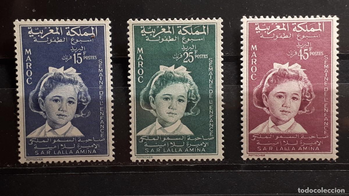 Sellos: MARRUECOS. ZONA SUR. A&Ntilde;O 1960. *. YVERT 393/5