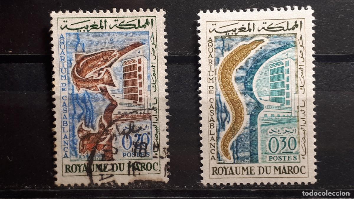 Sellos: MARRUECOS. A&Ntilde;O 1962. */&deg;. YVERT 448/9