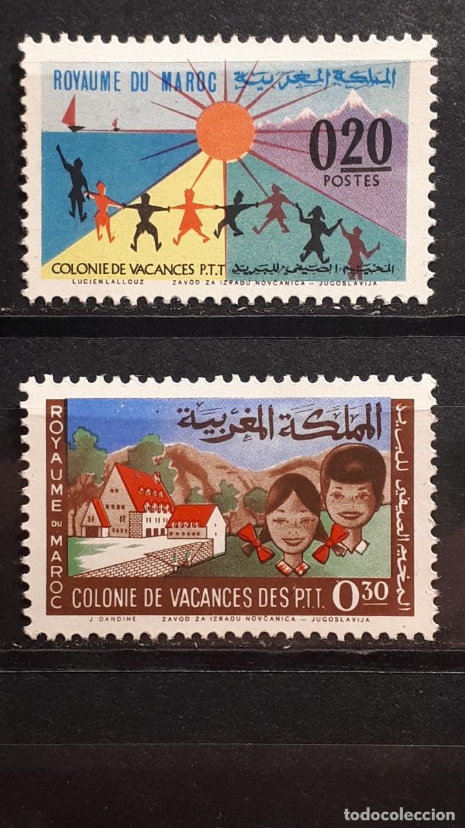 Sellos: MARRUECOS. A&Ntilde;O 1964. *. YVERT 474/5