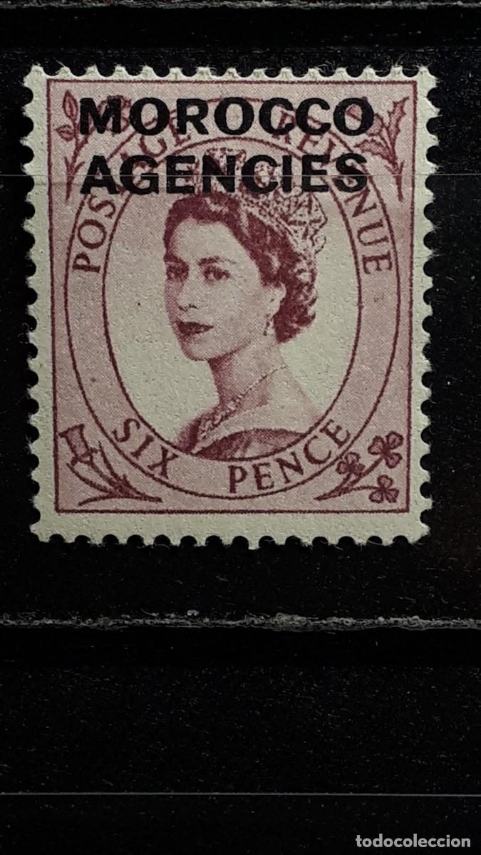 Sellos: MARRUECOS ingl&eacute;s . A&Ntilde;O 1952-4. **. Edifil IV 68A