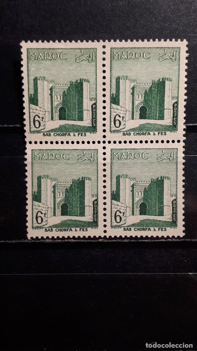 Sellos: MARRUECOS Franc&eacute;s . A&Ntilde;O 1955-6. **. Edifil 350