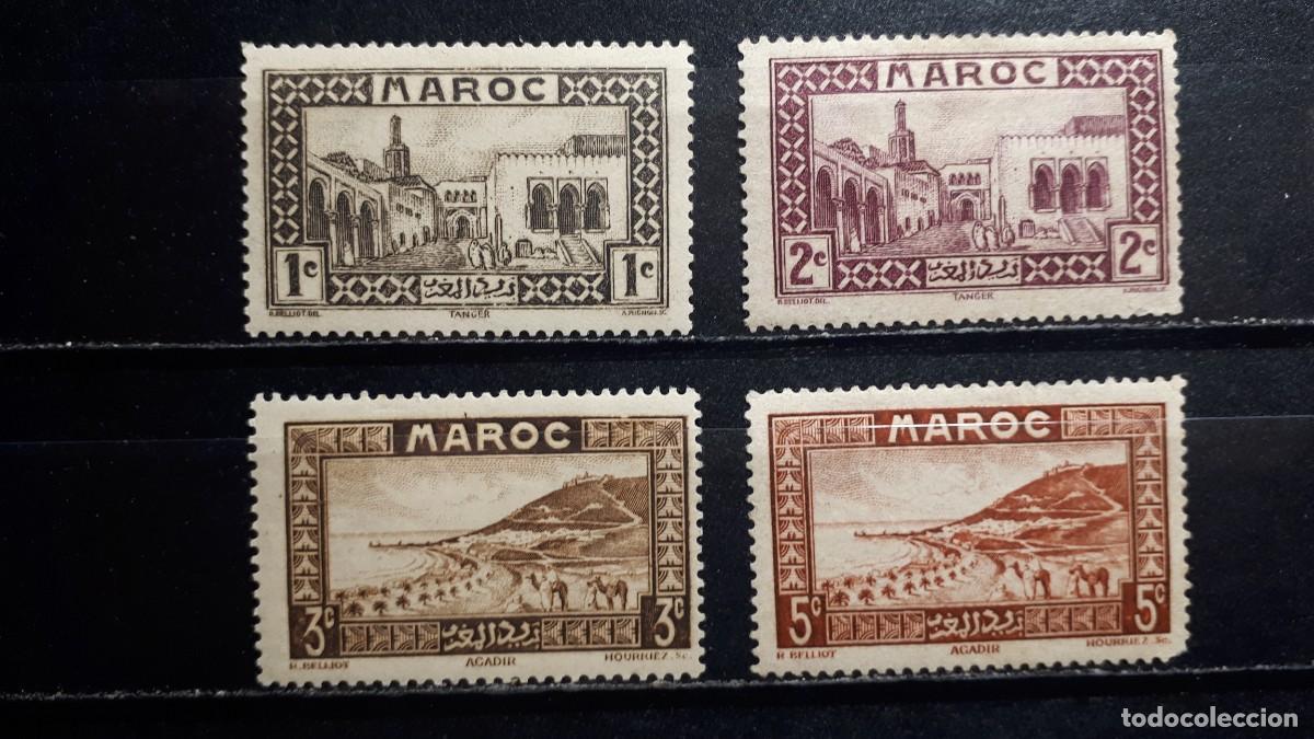 Sellos: MARRUECOS . A&Ntilde;O 1930. */** Edifil 128/31