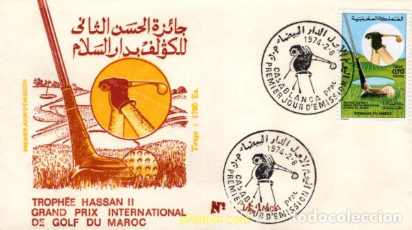 Sellos: 147734 MNH MARRUECOS 1974 GRAN PREMIO INTERNACIONAL DE GOLF EN MARRUECOS
