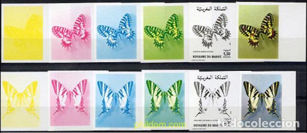Sellos: 134474 MNH MARRUECOS 1981 MARIPOSAS