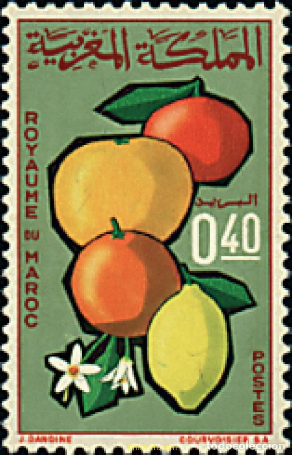 Sellos: 294625 MNH MARRUECOS 1966 PRODUCTOS AGRICOLAS