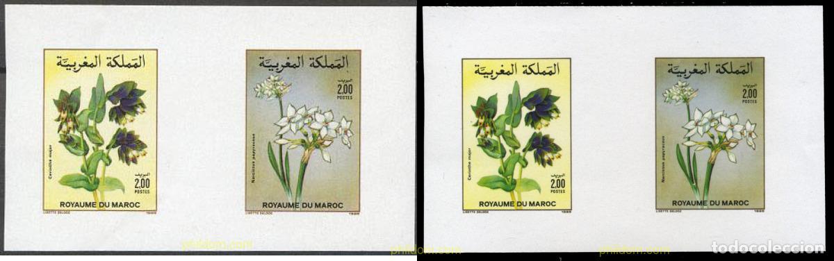 Sellos: 219016 MNH MARRUECOS 1989 FLORA MARROQUI