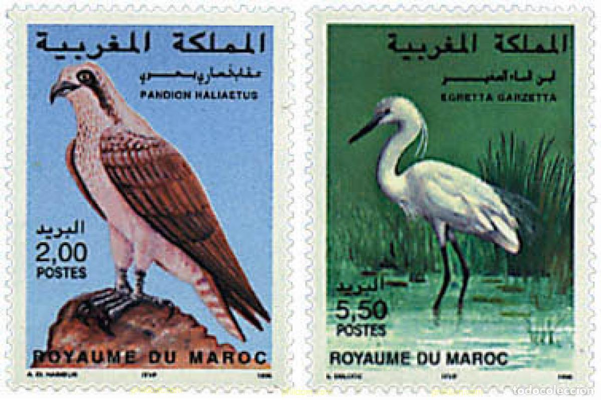 Sellos: 36780 MNH MARRUECOS 1996 FAUNA. AVES