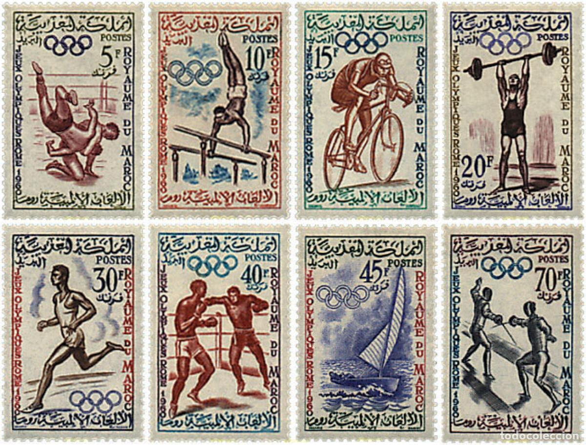 Sellos: 27612 MNH MARRUECOS 1960 17 JUEGOS OLIMPICOS VERANO ROMA 1960