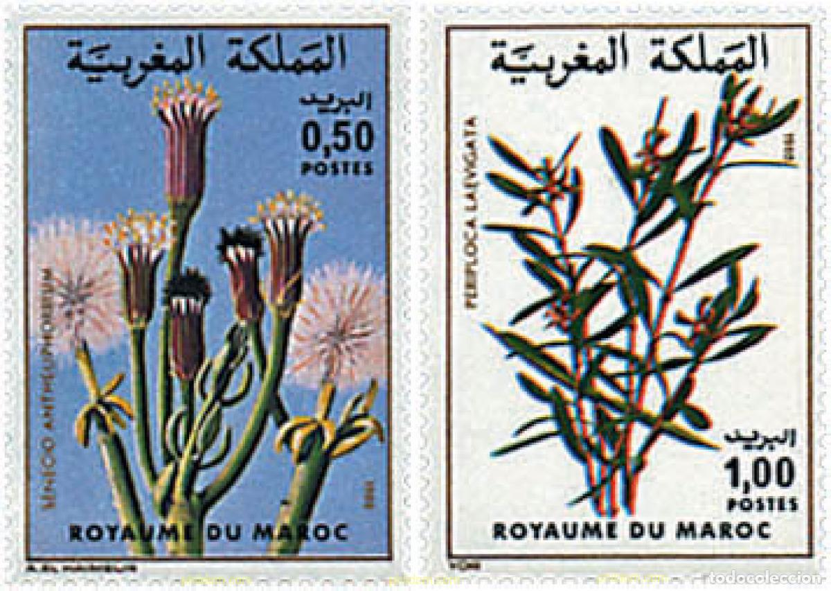 Sellos: 95484 MNH MARRUECOS 1980 FLORA MARROQUI