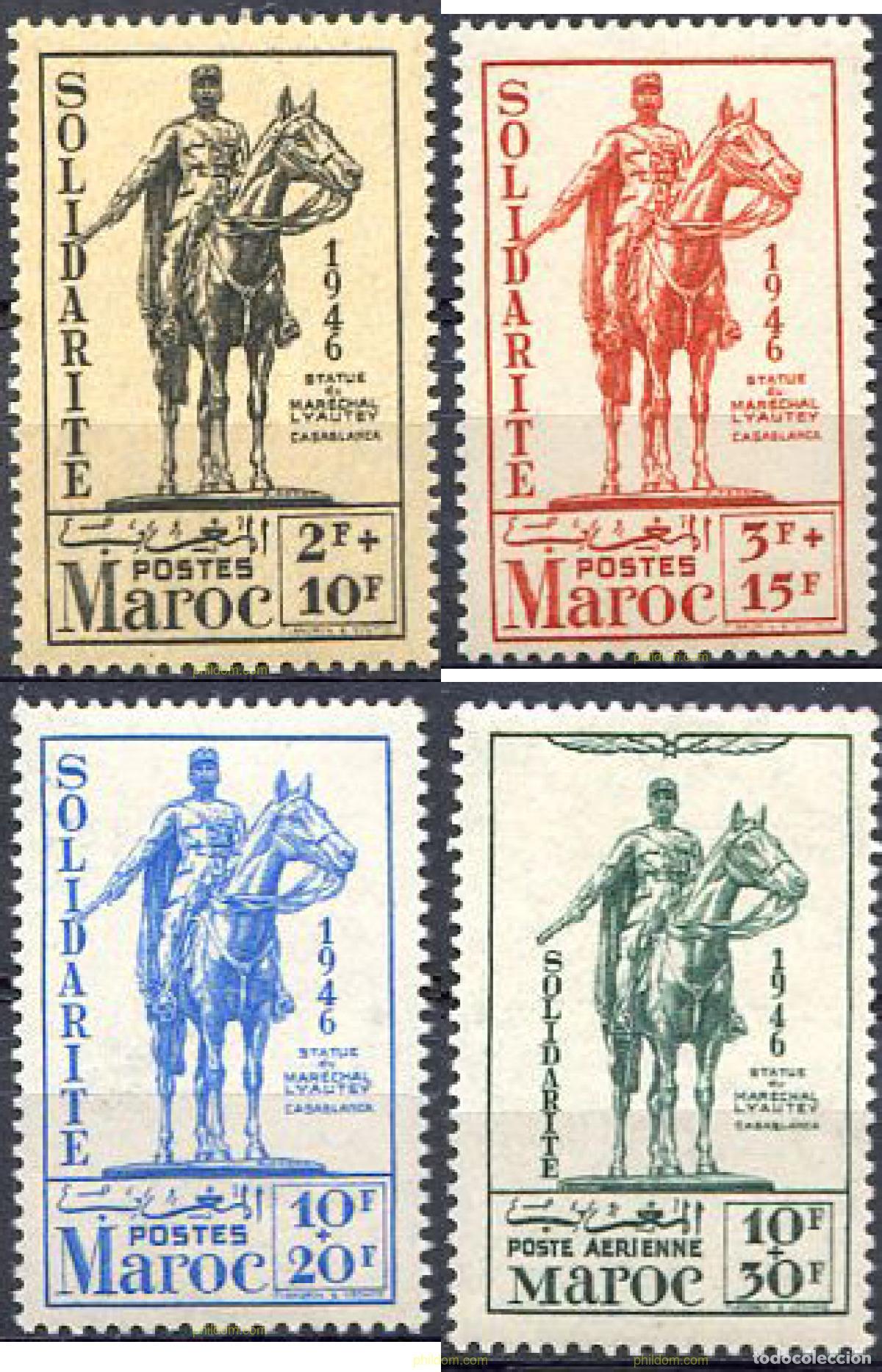Sellos: 28923 MNH MARRUECOS 1946 MARISCAL LYAUTEY