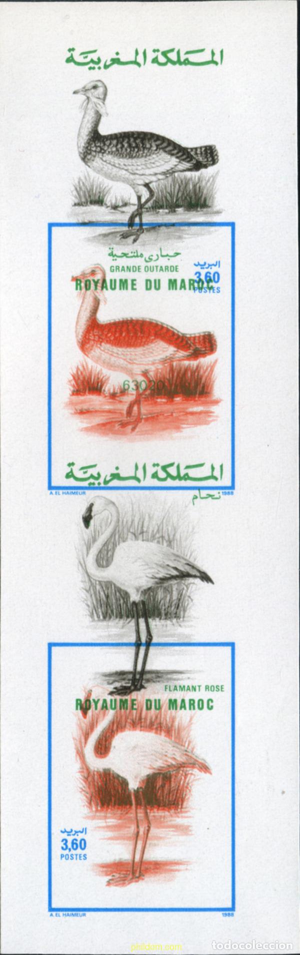 Sellos: 219402 MNH MARRUECOS 1988 AVES