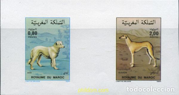 Sellos: 219607 MNH MARRUECOS 1984 PERROS DE RAZA