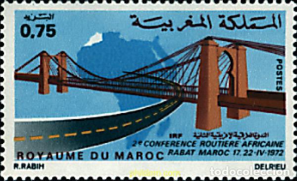 Sellos: 44026 MNH MARRUECOS 1972 2 CONFERENCIA VIAL AFRICANA