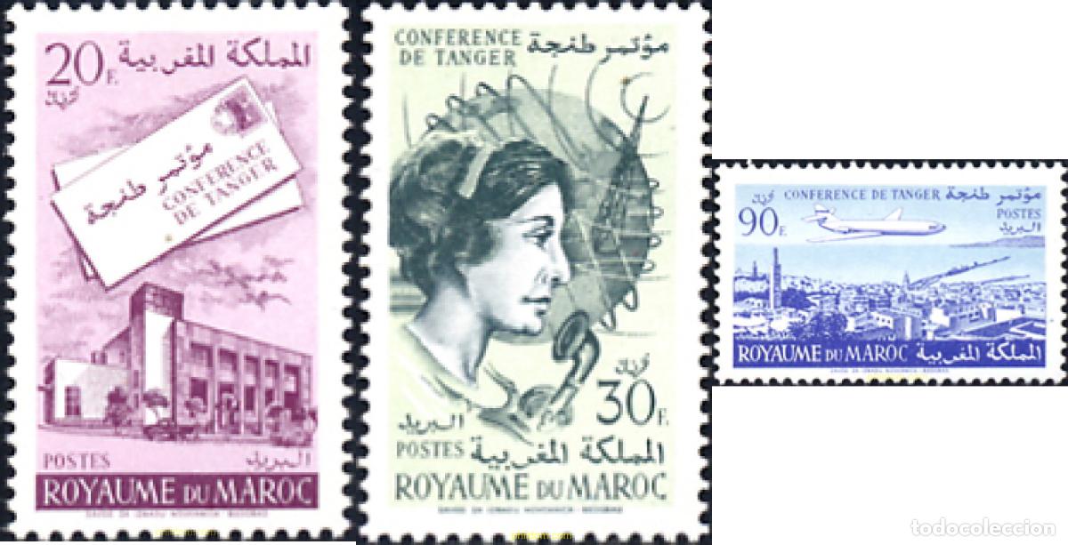 Sellos: 44025 MNH MARRUECOS 1961 CONFERENCIA DE TANGER
