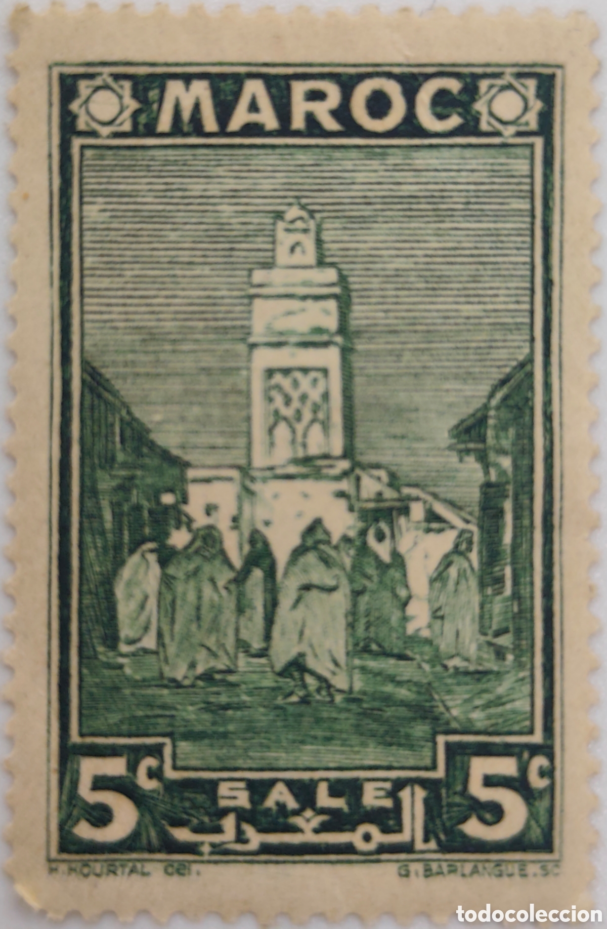 Sellos: SELLO POSTAL MARRUECOS 1939