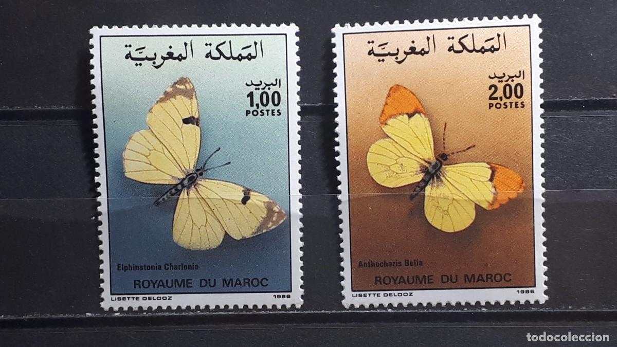 Sellos: MARRUECOS. A&Ntilde;O 1986. **. YVERT 1017/8