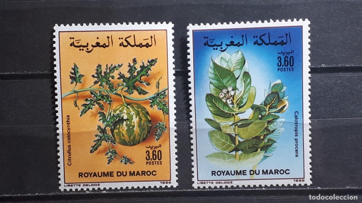 Sellos: MARRUECOS. A&Ntilde;O 1988. **. YVERT 1052/3