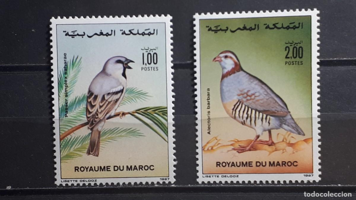 Sellos: MARRUECOS. A&Ntilde;O 1987. **. YVERT 1043/4