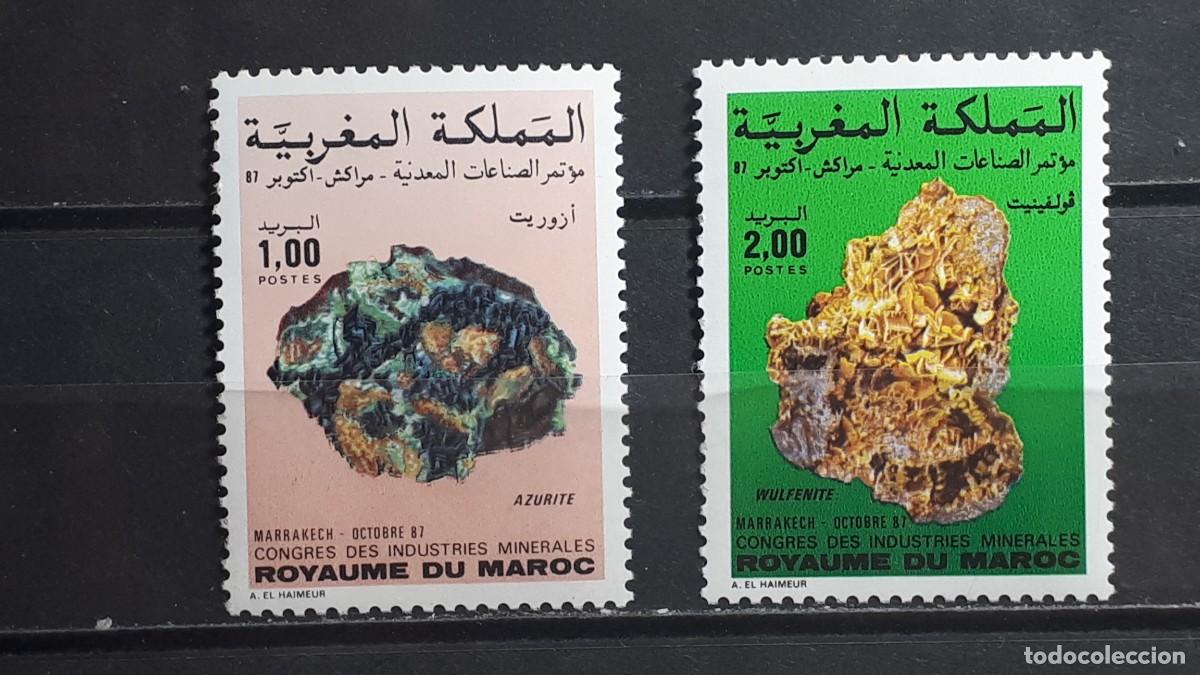 Sellos: MARRUECOS. A&Ntilde;O 1987. **. YVERT 1039/40