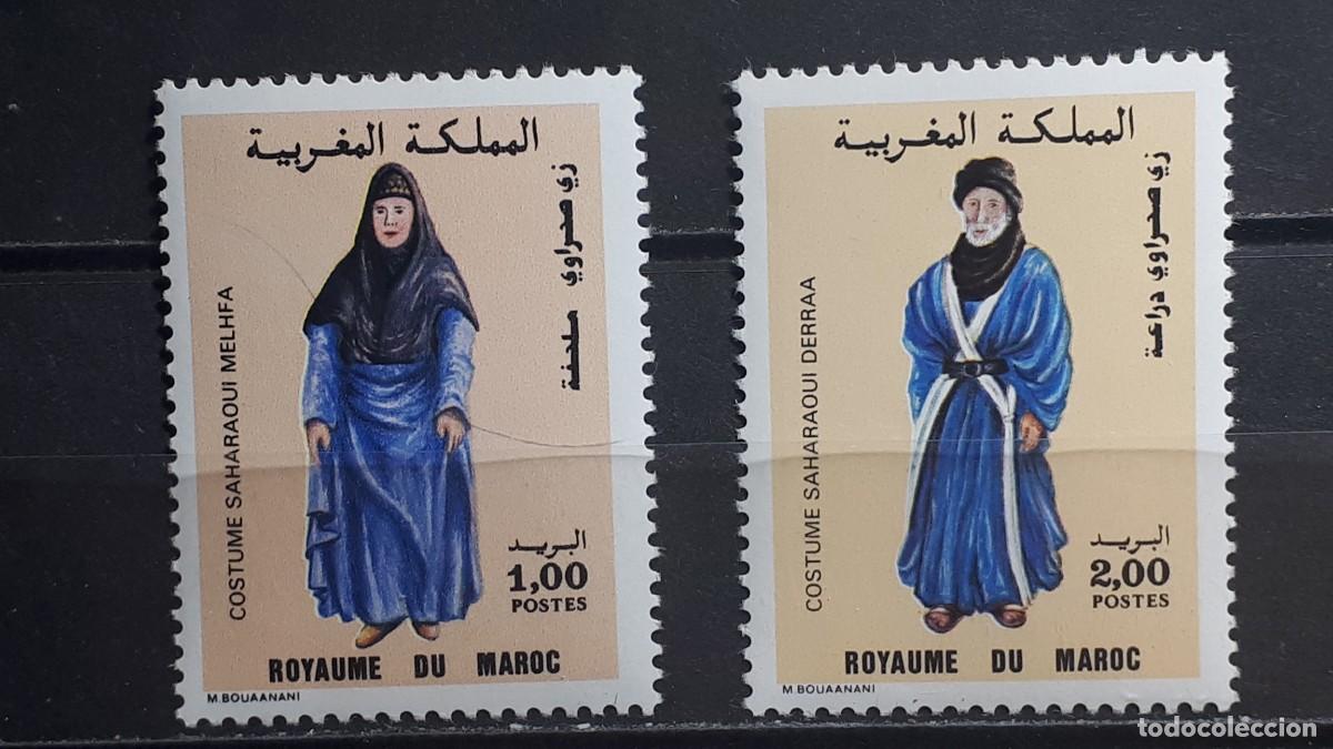 Sellos: MARRUECOS. A&Ntilde;O 1987. **. YVERT 1035/6
